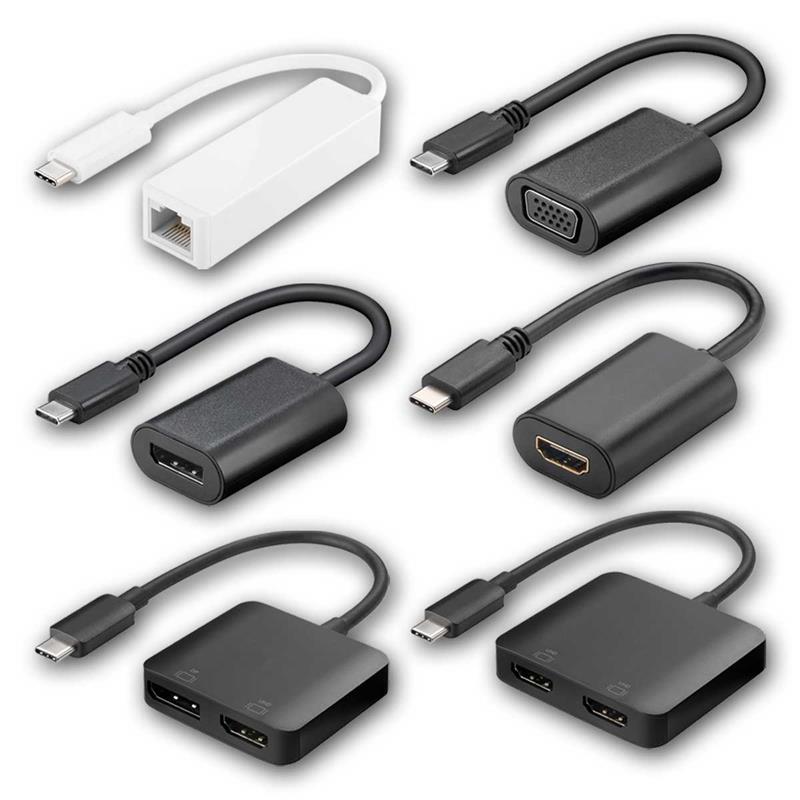 USB-C™ Adapter auf verschiedene Ausgabegeräte