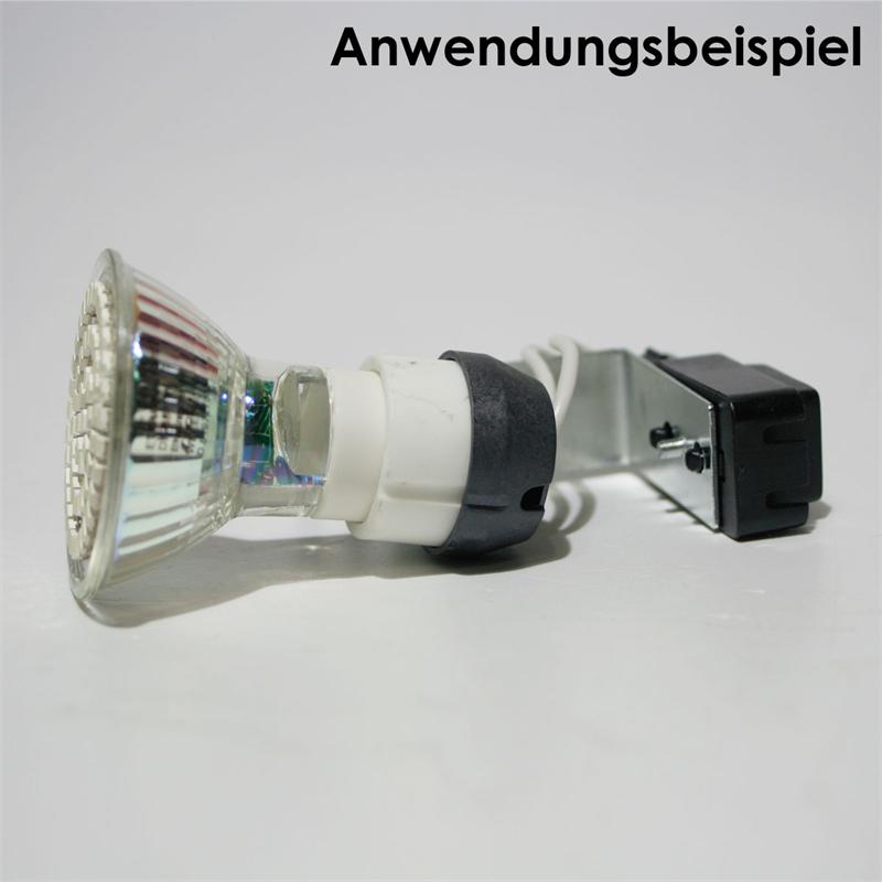 ✅ 10x Lampenfassung für GU10 Leuchtmittel mit Zugentlastung