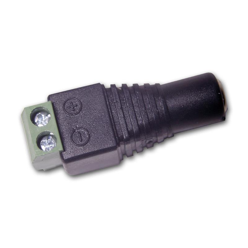 Anschluss Verteiler für LED Stripes 5,5/2,1mm 1x Kupplung auf 2x Stecker