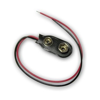 9V Clip zum Anschluß an Blockbatterie ideal f LED, LEDs  